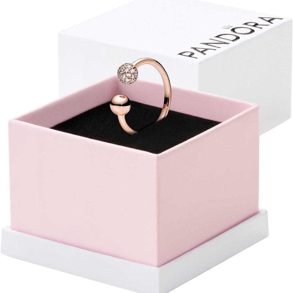 Pandora Rose Gold Ring Elegant Jewelry